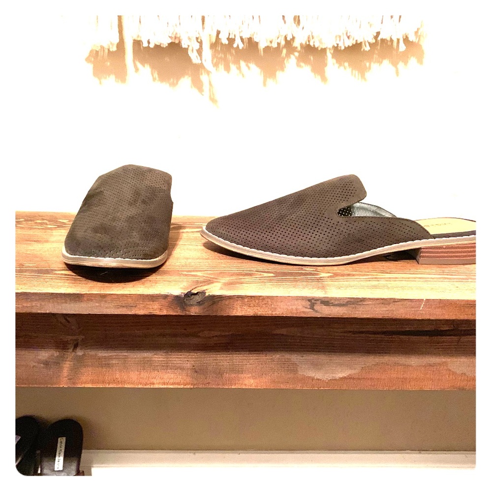 Funky Green Mules